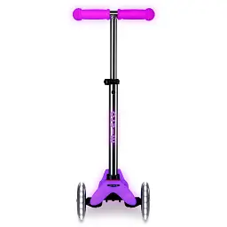 Самокат Micro Mini Deluxe Glow LED Морозний рожевий (MMD217) - мініатюра 6