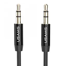 Кабель Usams (YP-01) Audio Cable 1.0m Чорний