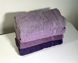 Набір махрових рушників 70х140 Ada Turkey 4 шт Violet - мініатюра 2