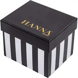 Чашка Hanna Home 360 мл біло-чорна (922-048) - мініатюра 2