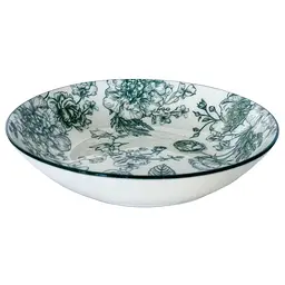 Тарілка супова Limited Edition Blossom Green 20 см біла (YF7002-3)