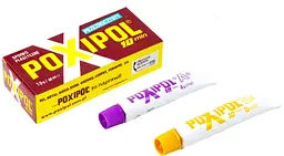Клей епоксидний POXIPOL 10хв 16 г прозорий (червона упаковка) - мініатюра 2