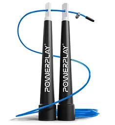 Скакалка швидкісна PowerPlay 4202 Ultra Speed Rope Синя 2,9 м (PP_4202_Blue)