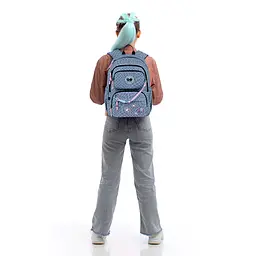 Рюкзак GoPack Education 120M-2 Pixel Mood Сірий (GO26-120M-2) - мініатюра 19