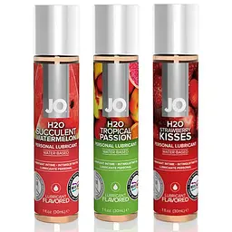 Подарунковий набір JO System Tri-Me Triple Pack Flavors оральних мастил, 3 х 30 мл