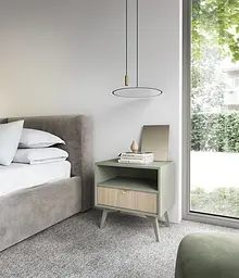 Тумба приліжкова Perfect Home Форест / Forest S54 з 1 шухлядою Евкаліпт/ялиця сканді (PFH-091473)