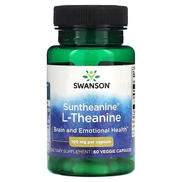 Сантеанін L-теанін Suntheanine L-Theanine 100 мг - 60 капсул