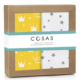 Багаторазові пелюшки дитячі Y&G CROWN 2шт COSAS (4822052086643)