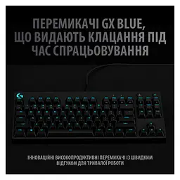 Клавіатура Logitech G PRO Mechanical Gaming USB (920-009392) - мініатюра 5