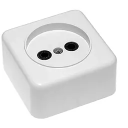 Колодка ЕМР-2009 1 гніздо біла 10A IP20
