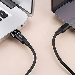 Перехідник Baseus USB to USB-C Female Black (CAAOTG-01) [76681] - мініатюра 7