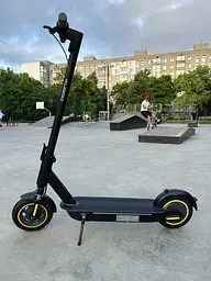 Електросамокат KUGOO G30 PRO Max 600W 18Ah чорний , з переднім амортизатором та посиленим акумулятором - мініатюра 2