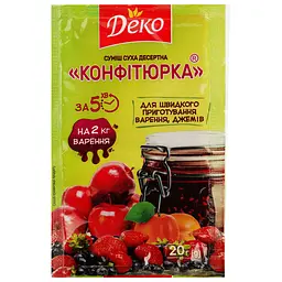 Суміш десертна Деко Конфітюрка, суха, 20 г (578553) - мініатюра 2
