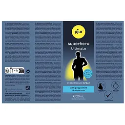 Спрей-пролонгатор Pjur Superhero Ultimate Spray, 20 мл - мініатюра 3