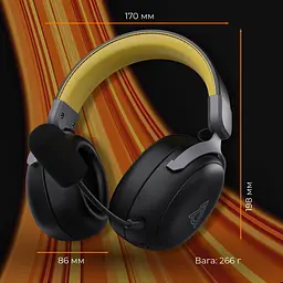 Навушники Ajazz AHM08 MAX 3-Mode Black (AHM08-MAX-BGY) - мініатюра 15