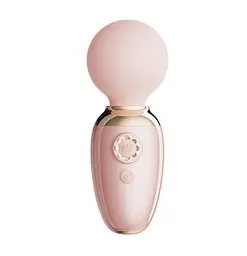 Смарт-вібромасажер Zalo - AVA Sakura Pink, 8 режимів, підігрів, дуже потужний та компактний