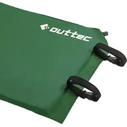 Самонадувний килимок Outtec з подушкою гладкий зелений - мініатюра 5