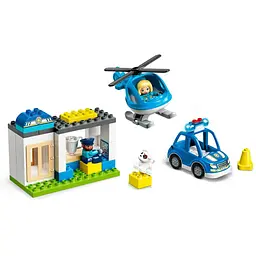 Конструктор LEGO DUPLO Town Поліцейська дільниця та гелікоптер 40 деталей (10959)