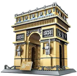 Конструктор Архітектура  Wange   3D  Тріумфальна арка Париж  Arc de Triomphe Paris 5223 для дітей та дорослих 1391 деталь