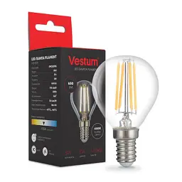 Лампочка Vestum G45 Е14 5 Вт 220V 4100К (1-VS-2229)