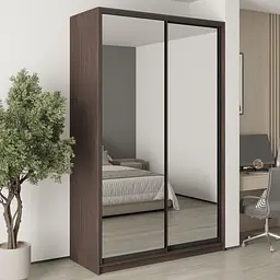 Шафа-купе дводверна MebelStar Комбо BG 2 Дзеркала 150x60x240 см Дуб рістрето (MBS-10796)