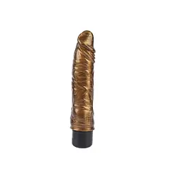 Вібратор DarkMuscle Chubby Beau 21.5 см (золотий) - мініатюра 8