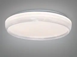 LED стельова люстра Romin біла 34 Вт до 6 м² без пульта - мініатюра 2