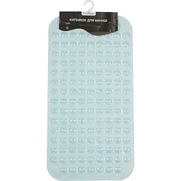 Килимок для ванної масажний Eco Fabric Сфери 70х37 см прозоро-блакитний (7037-003) - мініатюра 3