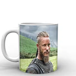 Кухоль GeekLand Вікінги Vikings Рагнар та Ролло VK.02.010 330 мл білий - мініатюра 2