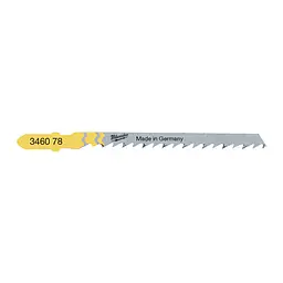Полотна для лобзиків T244D MILWAUKEE, 75х4,0мм, (5шт), (деревина, фігурний різ) - мініатюра 3