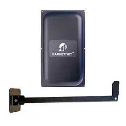 Комплект 4G антена панельна MARKETNET Maxi MIMO потужністю 2 х 22 dBi дії 800/900/1800/2100/2600 МГц + Кронштейн прямий
