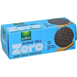 Печиво без цукру GULLON ZERO Digestive Dark Choc 270 г - мініатюра 2