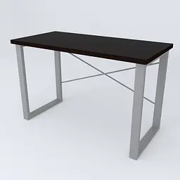 Письмовий стіл Ferrum-decor Драйв 750x1000x700 Сірий метал ДСП Венге Магія 32 мм (FRD-105345) - мініатюра 3