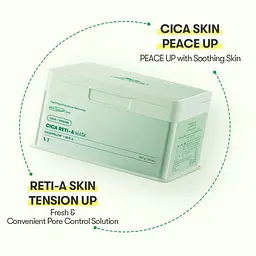 Набір зволожувальних відлущувальних тканинних масок VT Cosmetics Cica Reti-A Mask 30 шт. 350 г (VTC069) - мініатюра 3