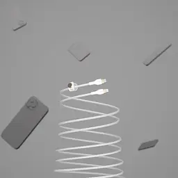 Кабель Belkin USB-C > Lightning заряджання/синхронізації 1м, Type-C, плетений, силіконовий, з ремінц teh0013624 - мініатюра 8
