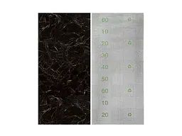 Самоклеюча вінілова плитка в рулоні STICKER WALL 600*3000*2мм Чорний мармур Глянец SW-00001289 - мініатюра 5