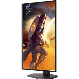 TFT 24.5 AOC Q25G4SR, Fast IPS, 300 Гц, 2xHDMI, DP, HAS, Pivot, колонки, чорно-червоний - мініатюра 6