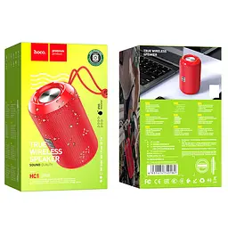 Bluetooth Колонка Hoco HC1 Trendy Sound Червоний - мініатюра 3