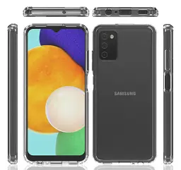 Силіконовий чохол BeCover для Samsung Galaxy A03s SM-A037 Transparancy (706650) - мініатюра 2