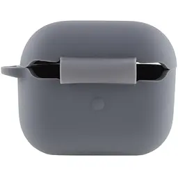 Силіконовий футляр для навушників AirPods 3 Сірий / Dark Gray - мініатюра 3