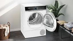 Siemens Сушильна машина тепловий насос, 8кг, A++, 60см, дисплей, білий - мініатюра 3