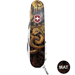 Ніж Victorinox Climber Zodiac 91мм 14функ Золота дерев'яна змія - мініатюра 4
