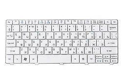 Клавiатура для ноутбука ACER Aspire One 521, eMachines 350 бiлий, без фрейма (KB312641)
