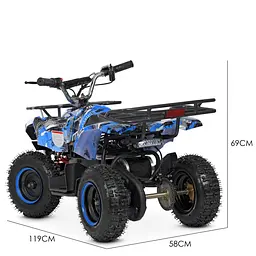 Дитячий електромобіль-квадроцикл Bambi HB-ATV800AS-4 Синій - мініатюра 7