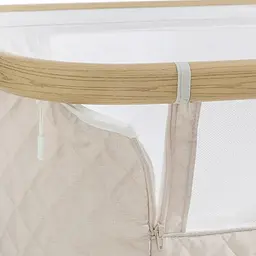 Дитяче ліжечко Carrello Prima CRL16503 Honey Beige електронне укачування 6 рівнів висоти матрац Bluetooth - мініатюра 9