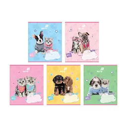 Зошит Kite Studio Pets, 12 аркушів, лінія (SP26-234), в асортименті