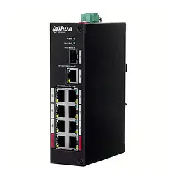 PoE-комутатор 10-портовий некерований Dahua DH-PFS3110-8ET-96 з 8 портами PoE 96W (99-00002102)