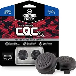 Накладки на стіки KontrolFreek: CQCX 2-pack Black (PS4/PS5) [140316]