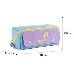 Пенал Kite блакитний (K25-2702-4) - мініатюра 3