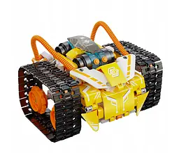 Конструктор робот програмований STEM-робот 3 в 1 Robot W - bot CaDa з пультом і додатком робот-трансформер для дітей на радіокеруванні, 455 деталі - мініатюра 5